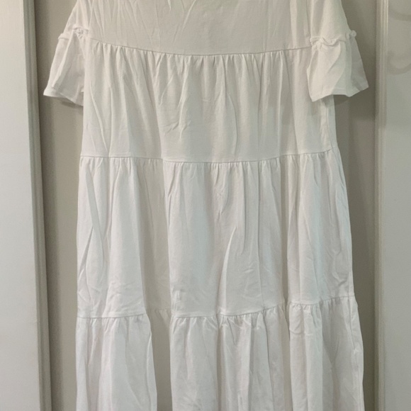 🏖️NWT - J CREW BROKEN IN JERSEY TIERED MINI DRESS🏖️ - Picture 3 of 7